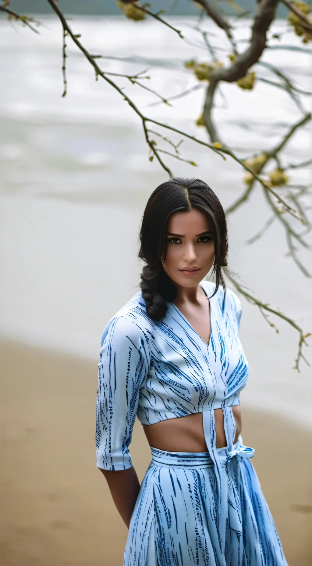 ai character: Rose background