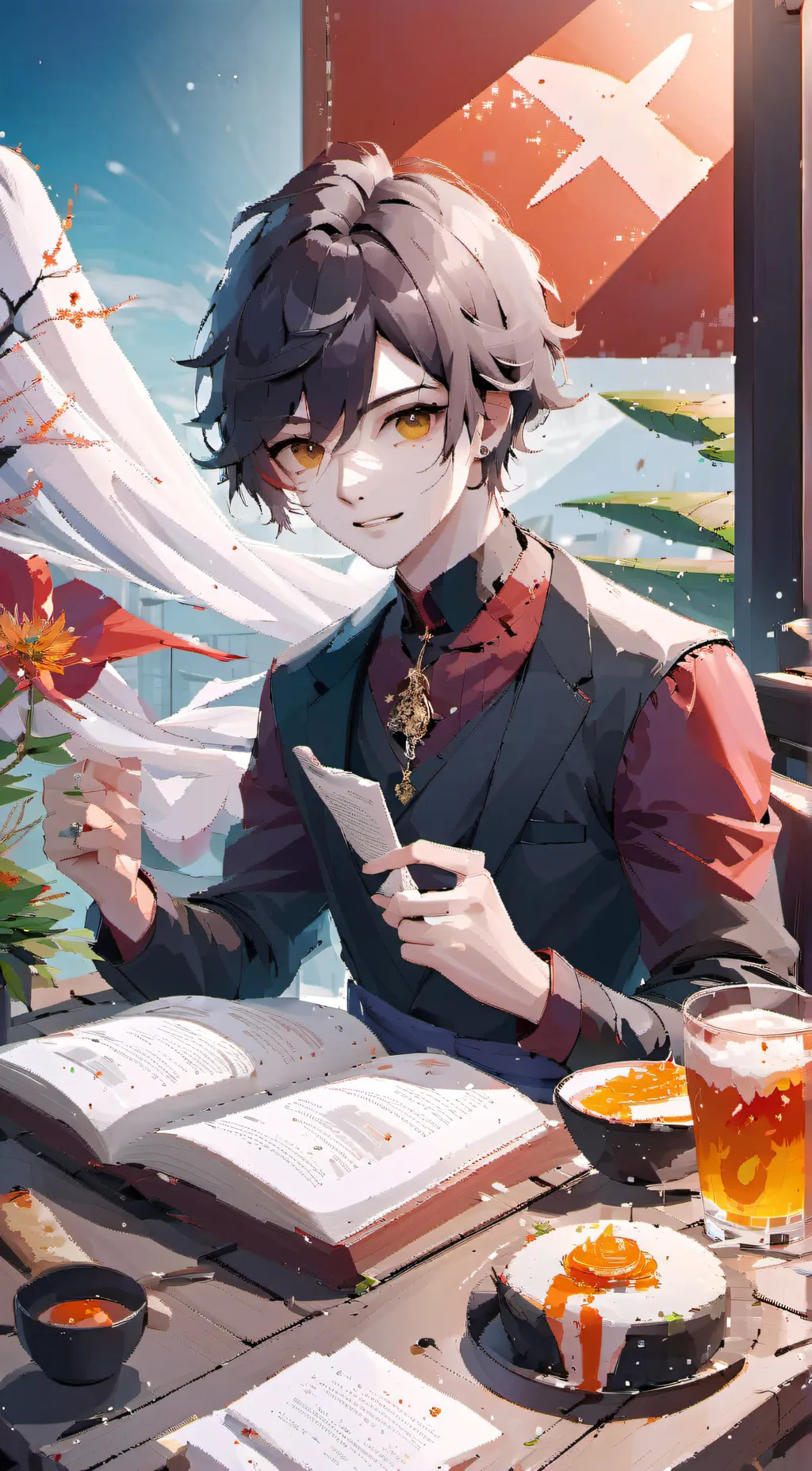 ai character: anayo background