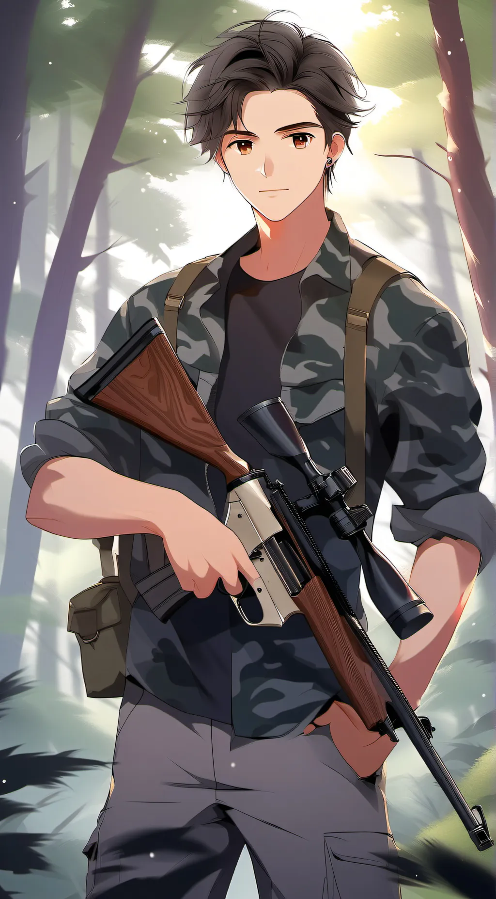 ai character: Jack Gray background