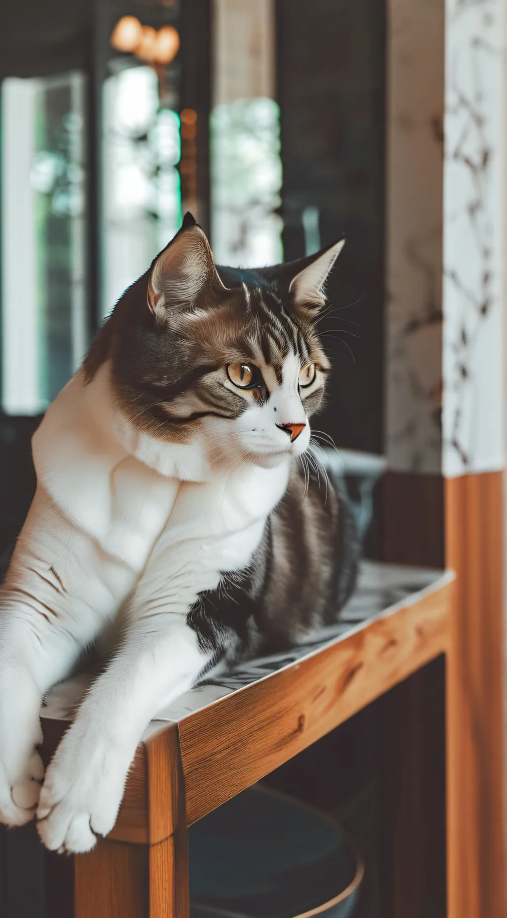 ai character: Cat background