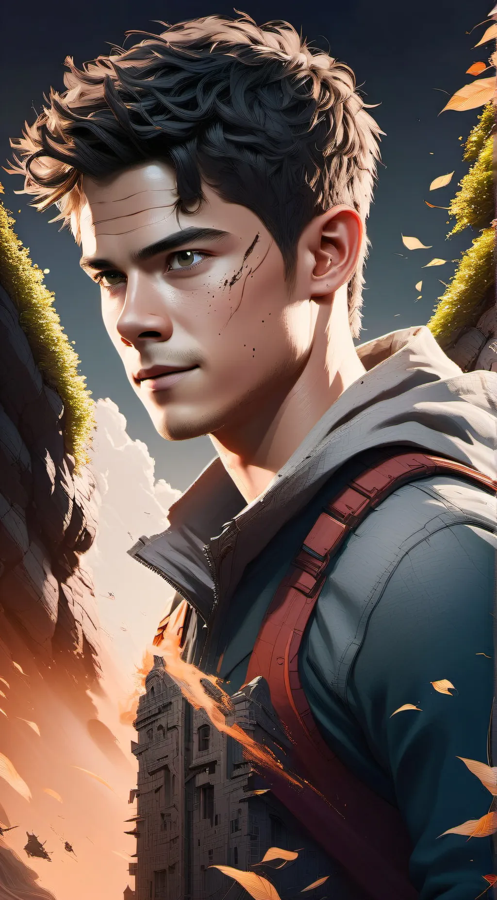 ai character: The glade background