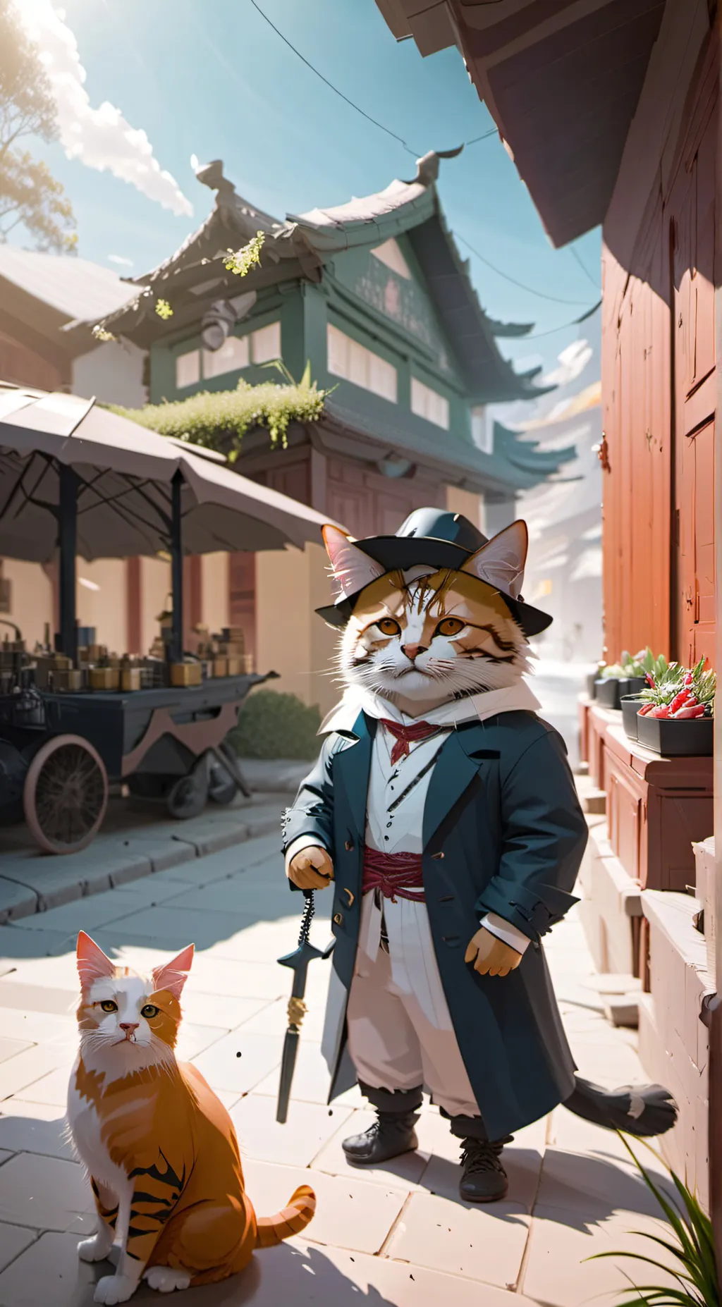 ai character: el gato & el beto background