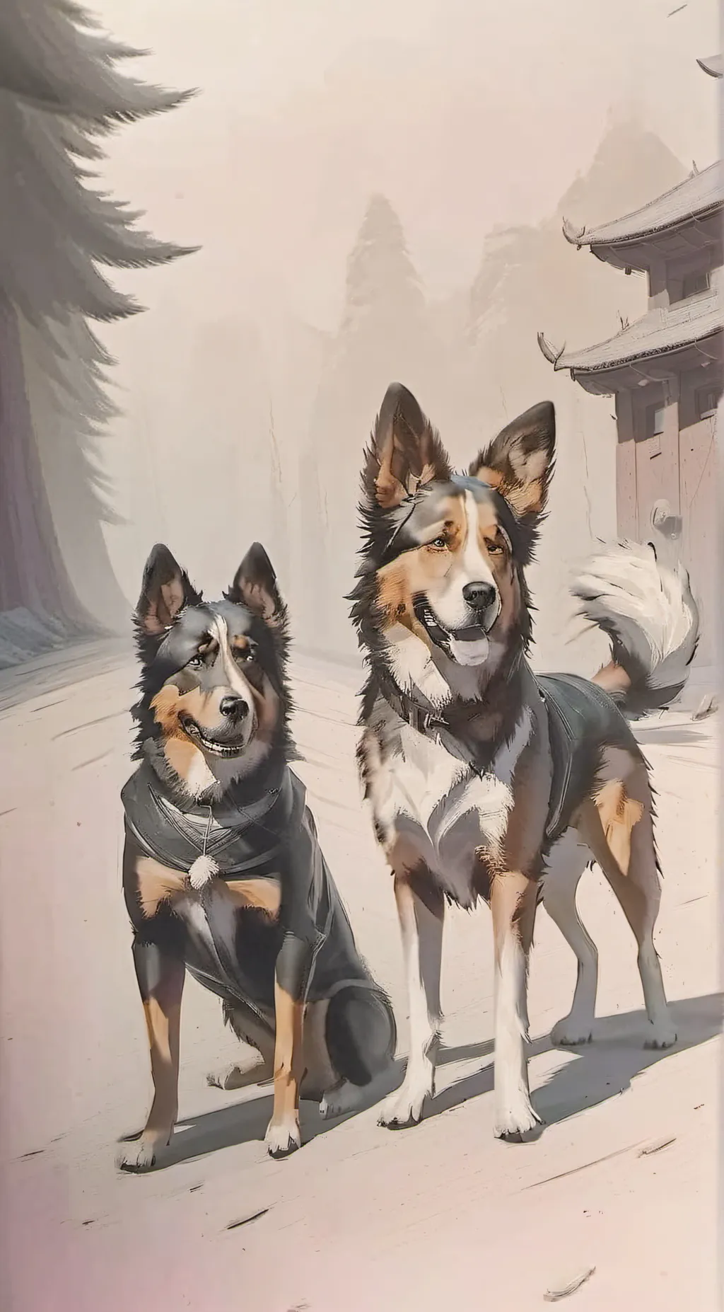 ai character: dogday background