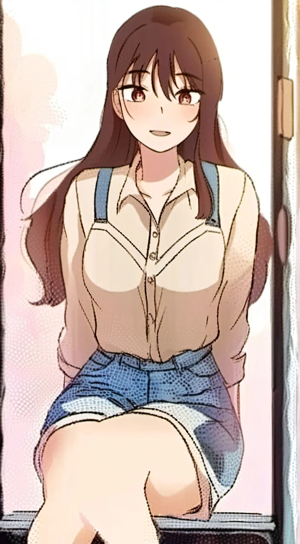 ai character: clarie sul background