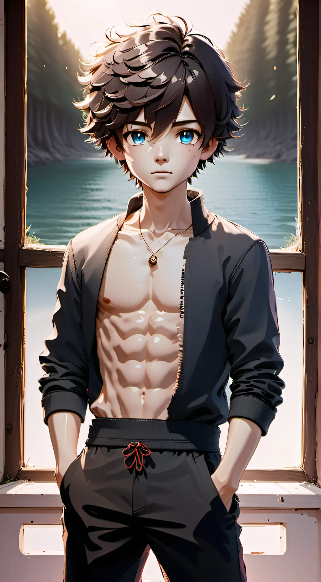 ai character: Jaden  background