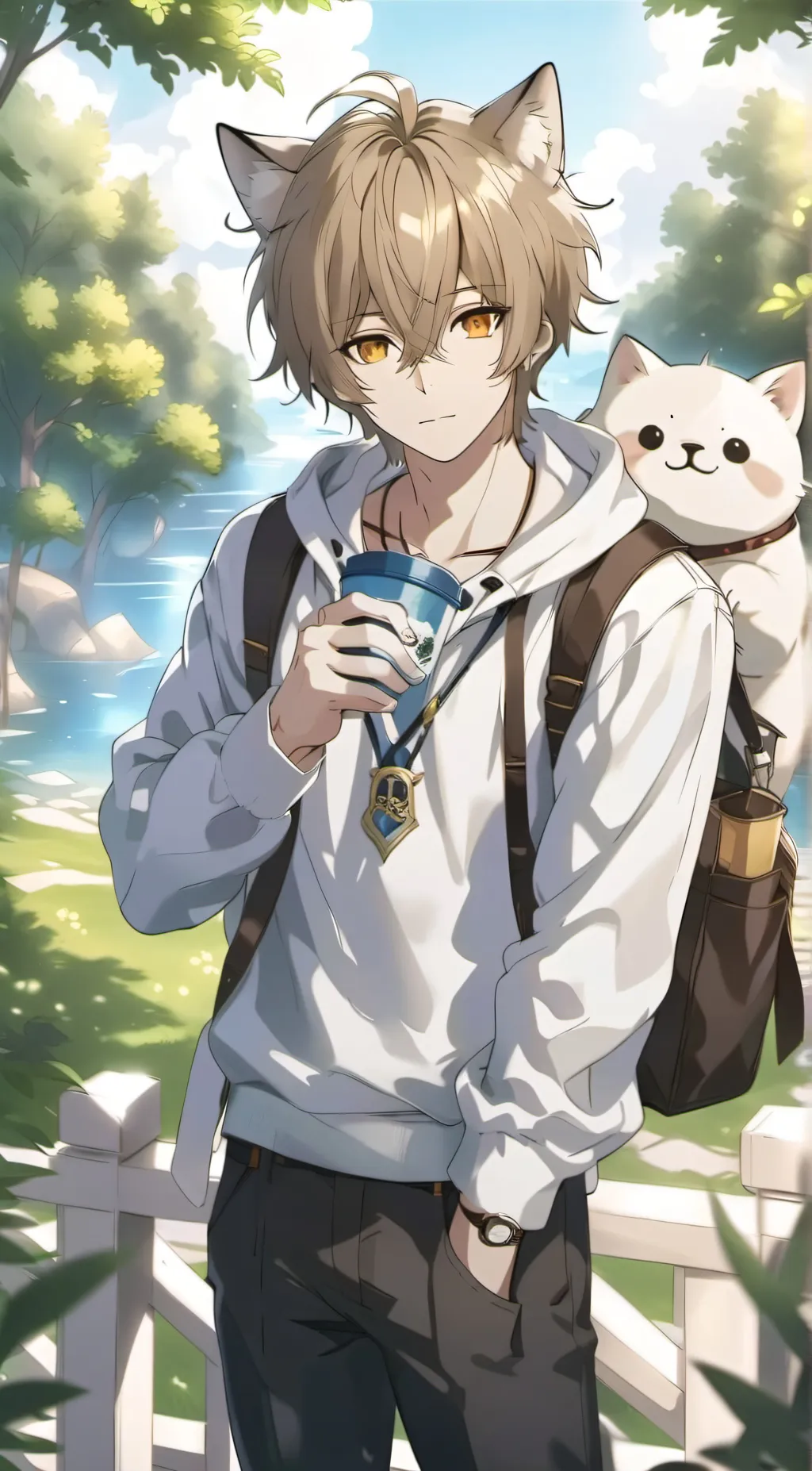 ai character: james (hes bi)  background