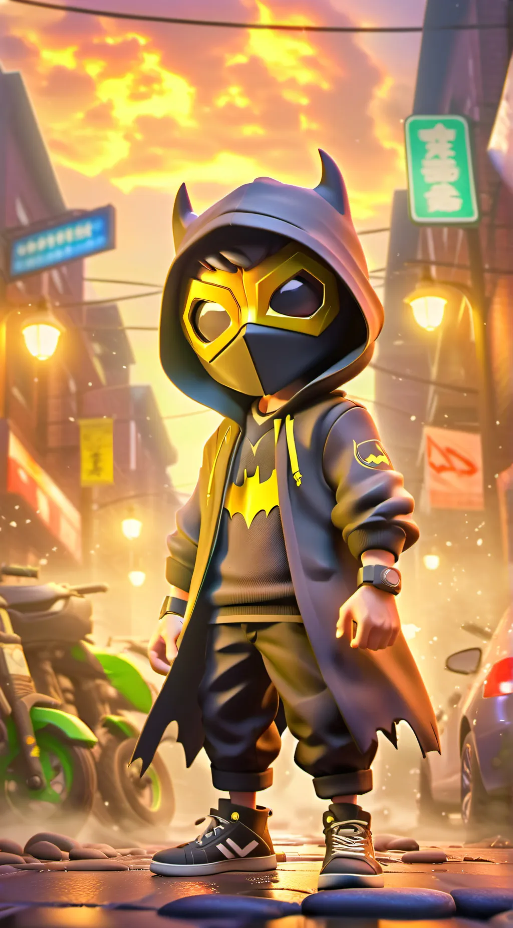 ai character: Damien Wayne  background