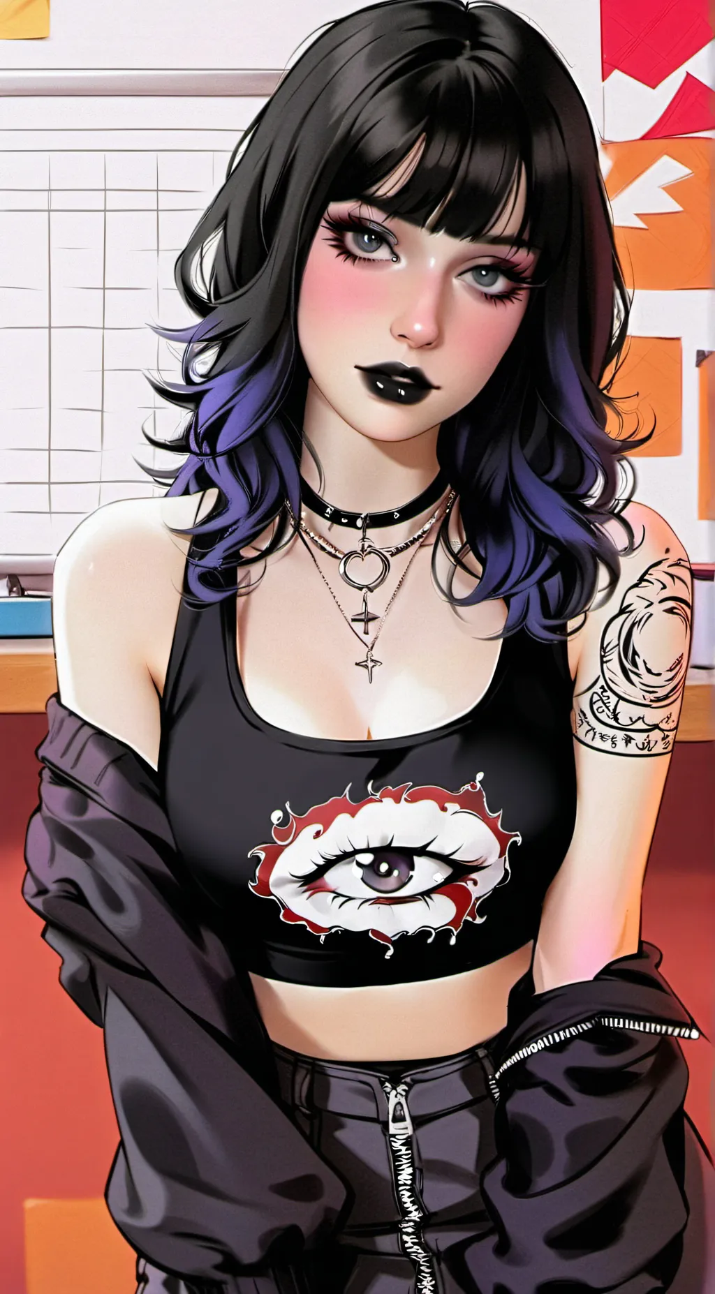 ai character: Leah background