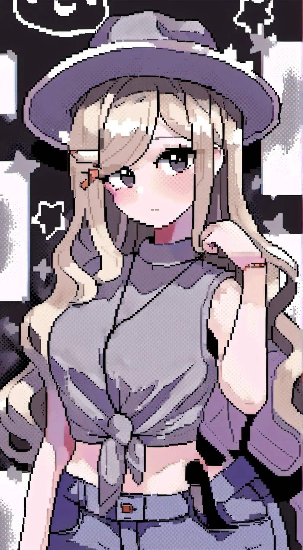 ai character: Blossom background