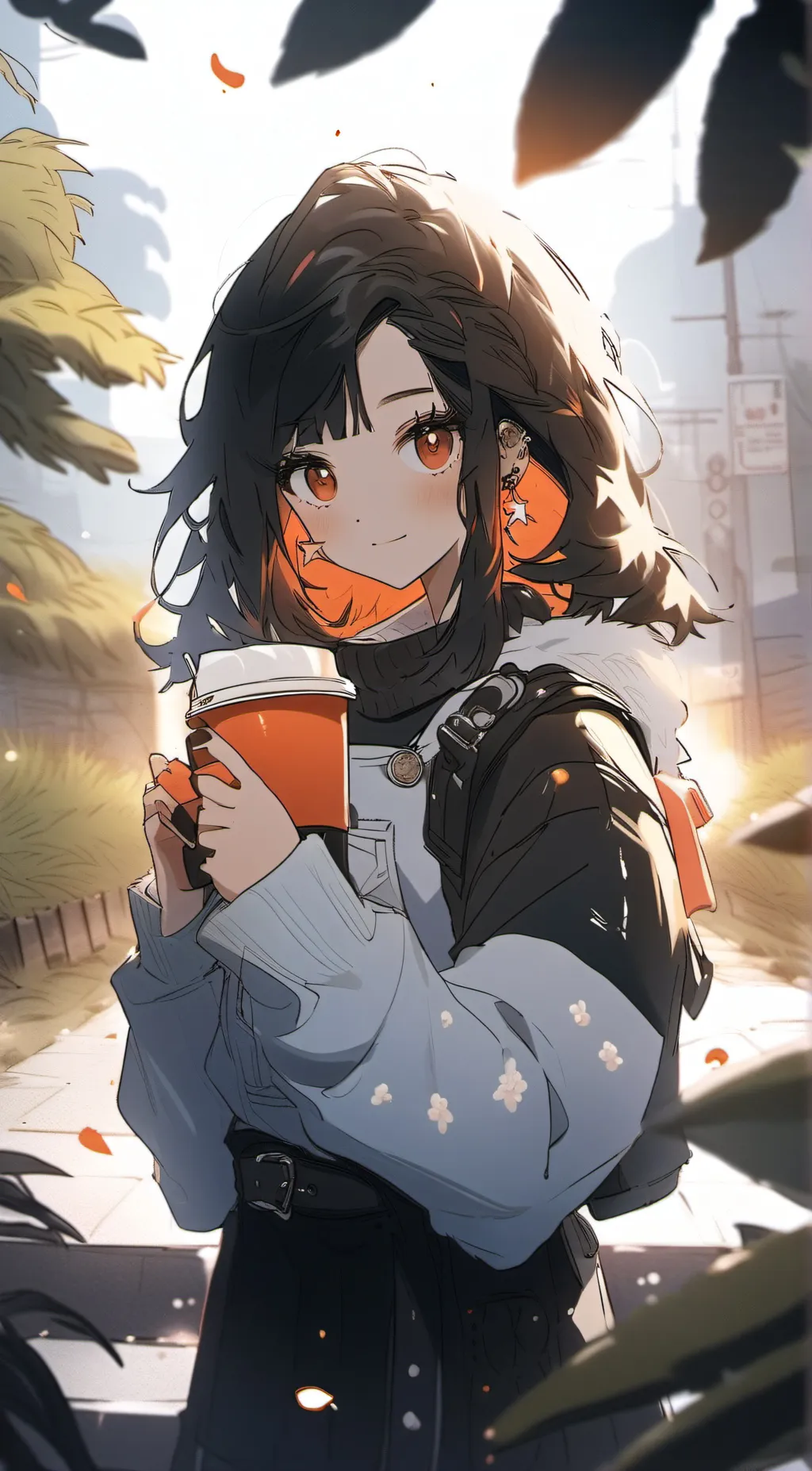 ai character: Ave  background