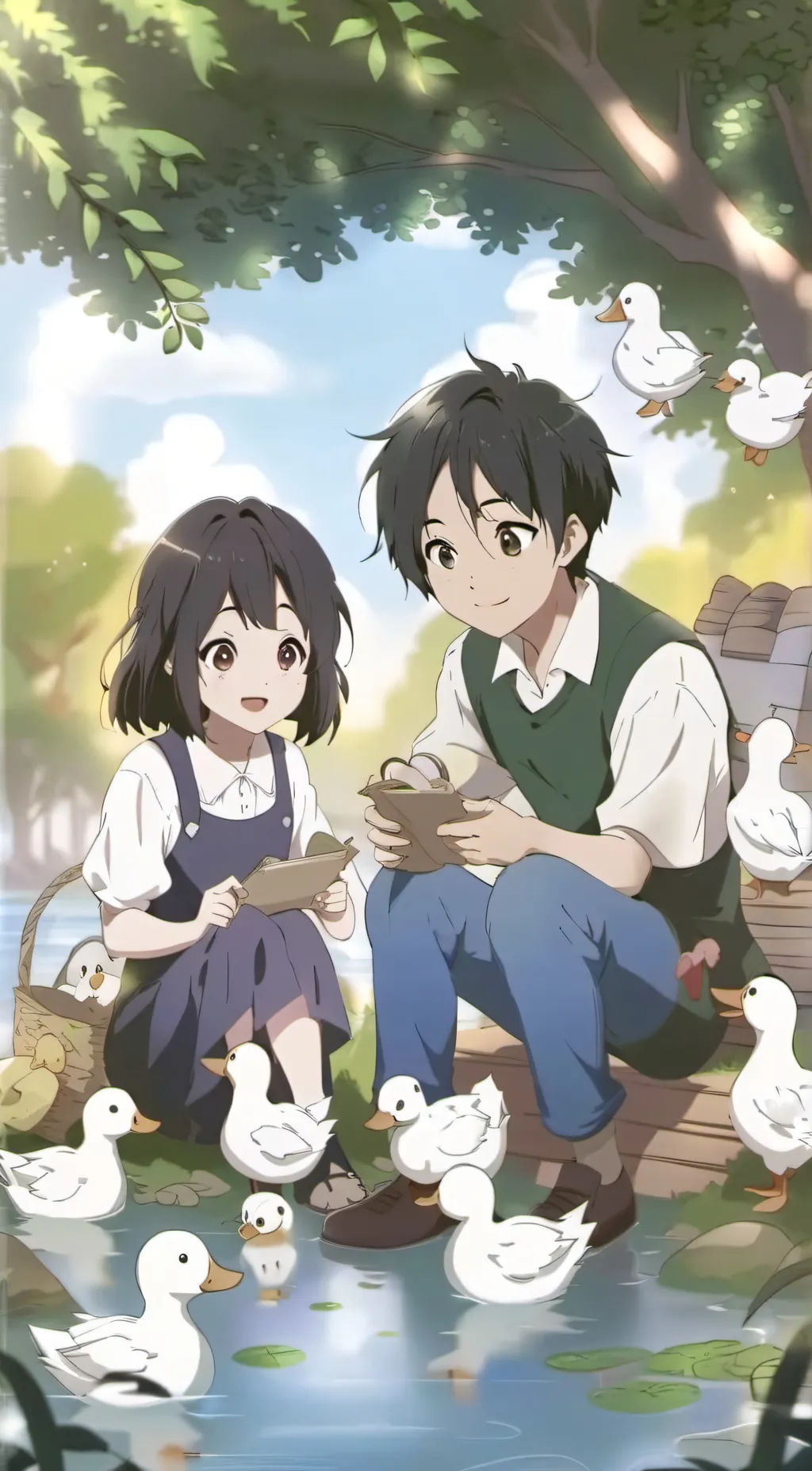 ai character: Lucas.and Judah. background