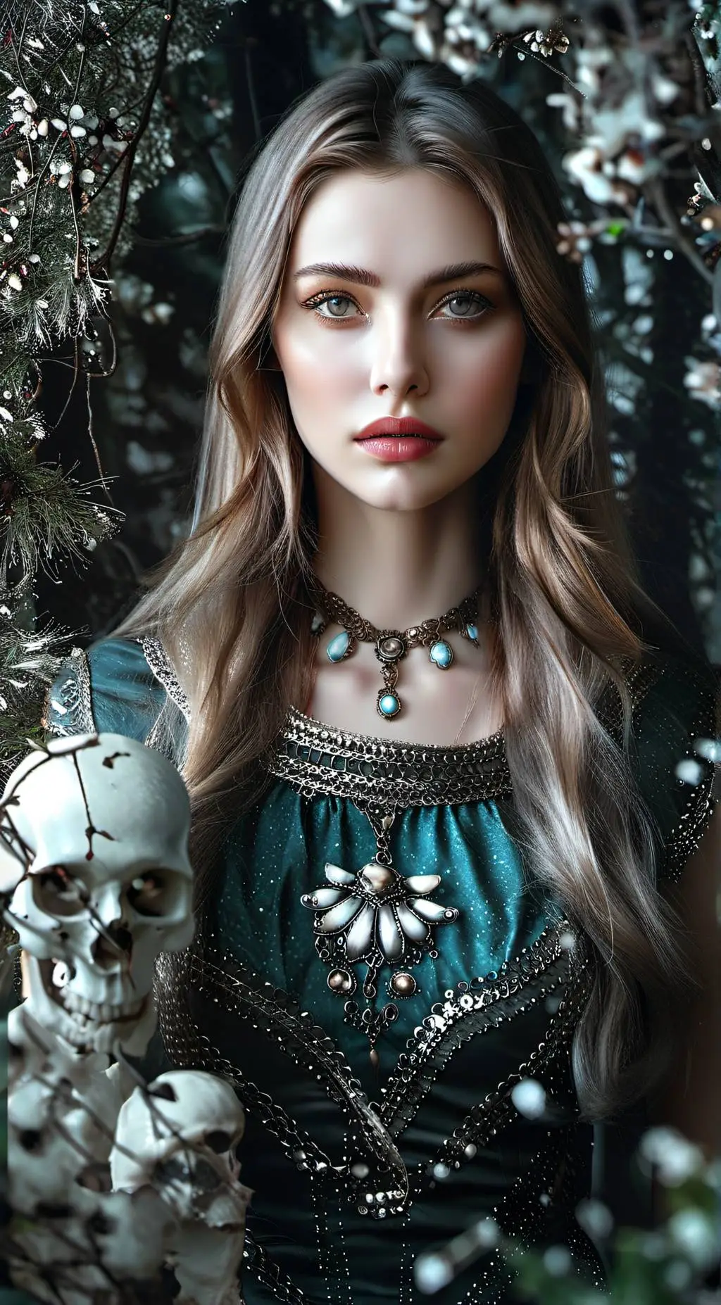 ai character: Phyllida Spore background