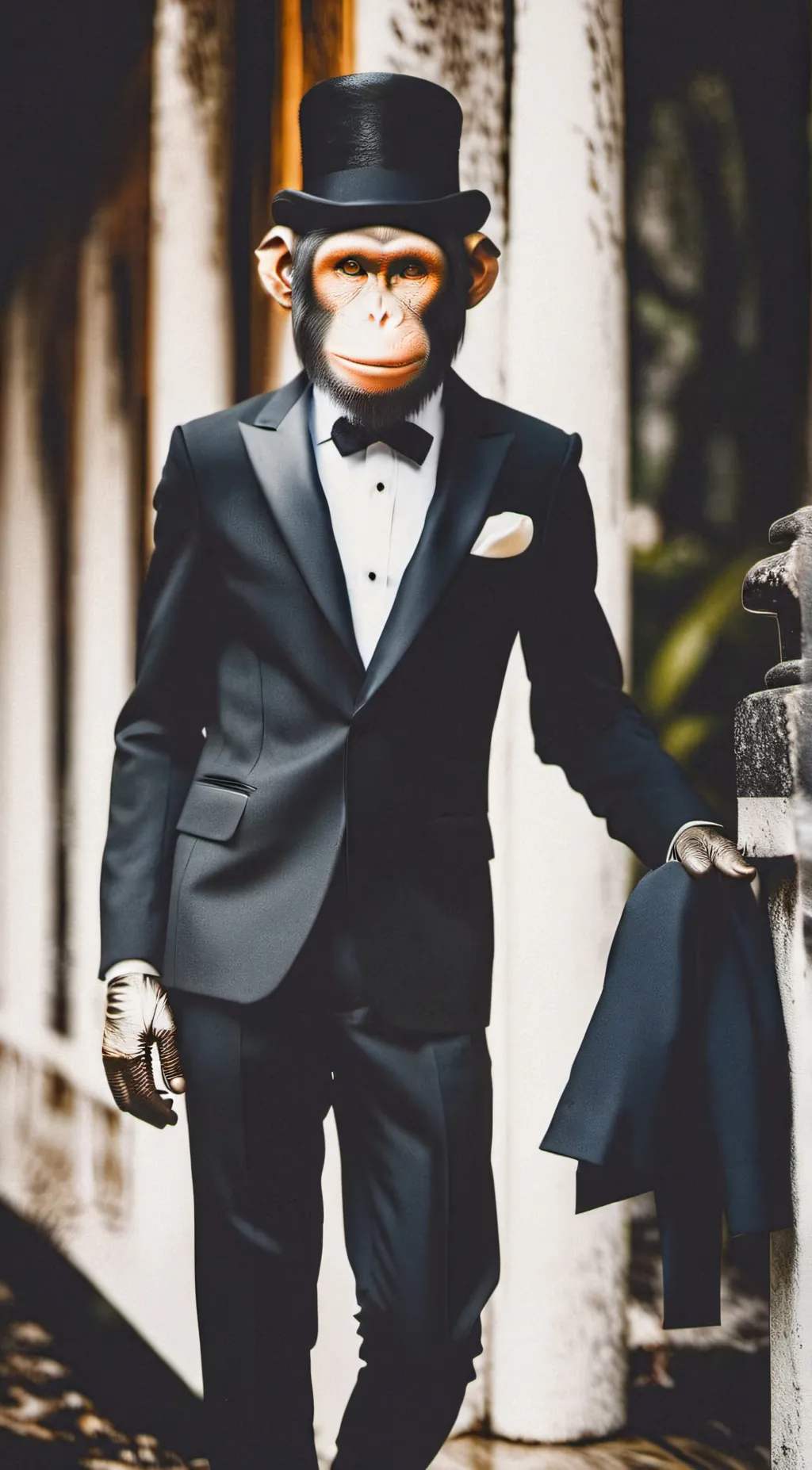 ai character: Sir MonkeyJocks background