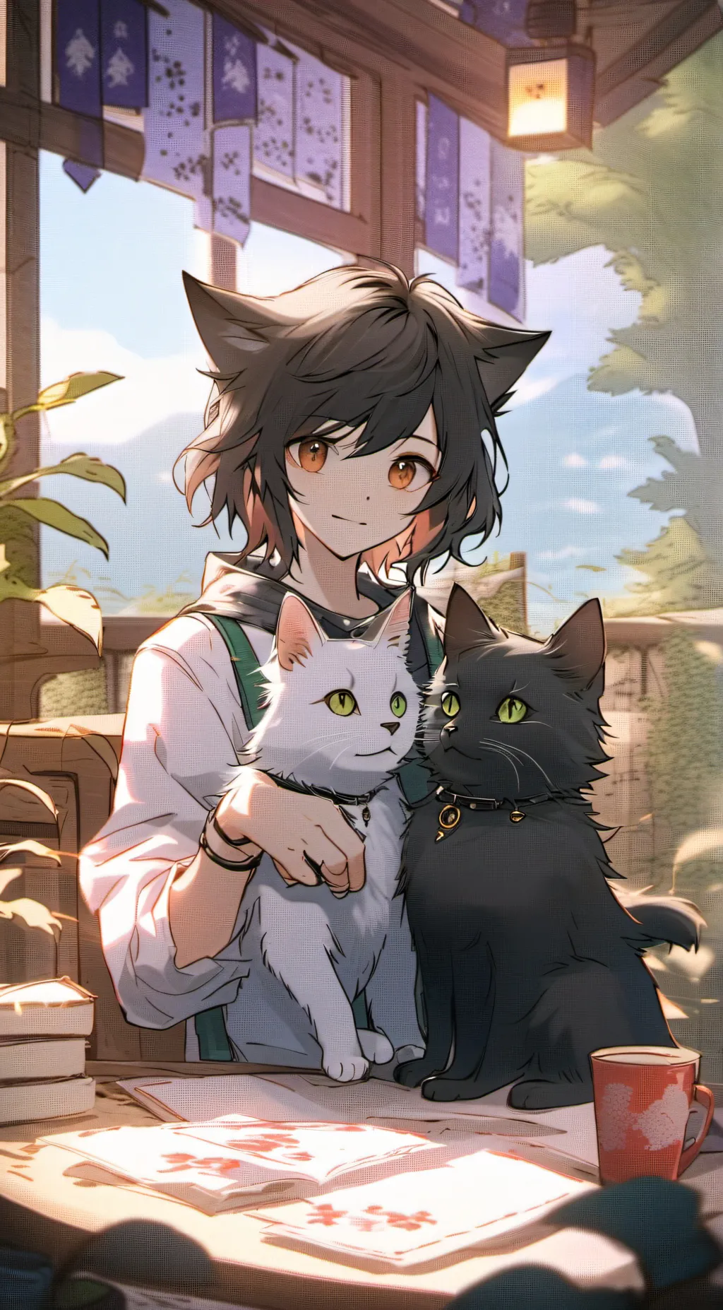 ai character: Jade background