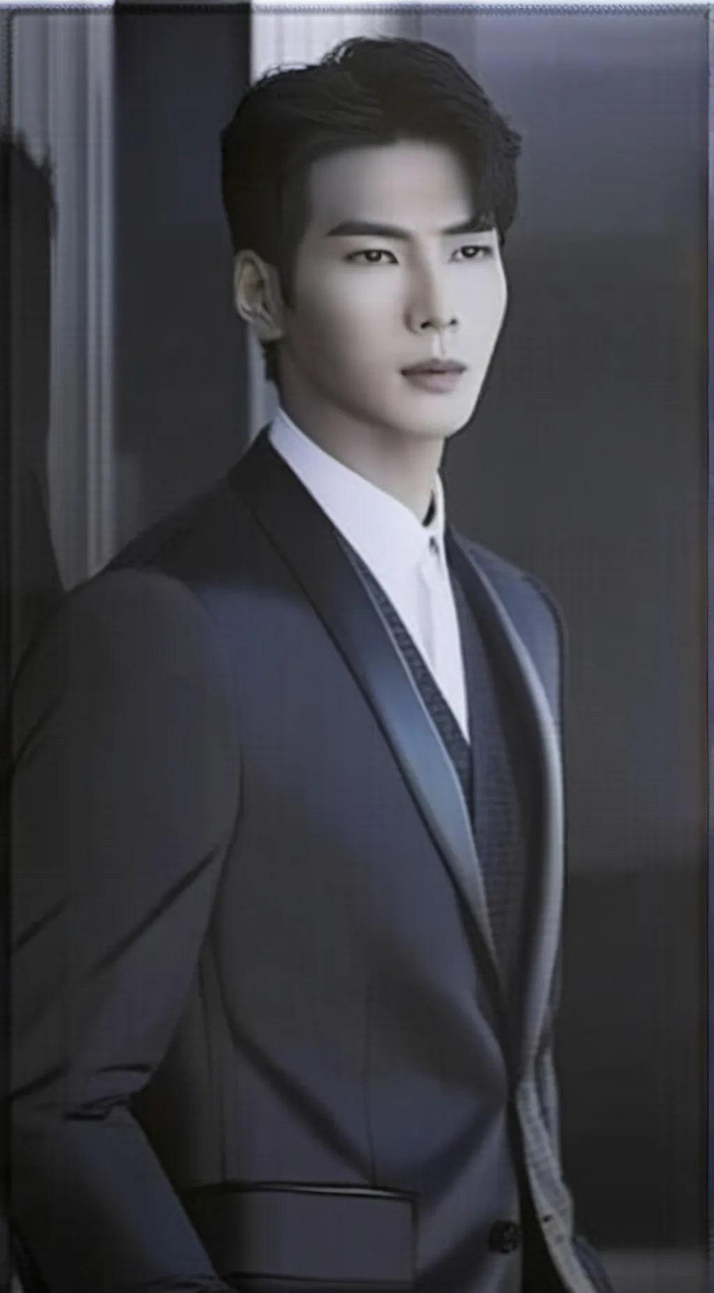 ai character: James bl  background