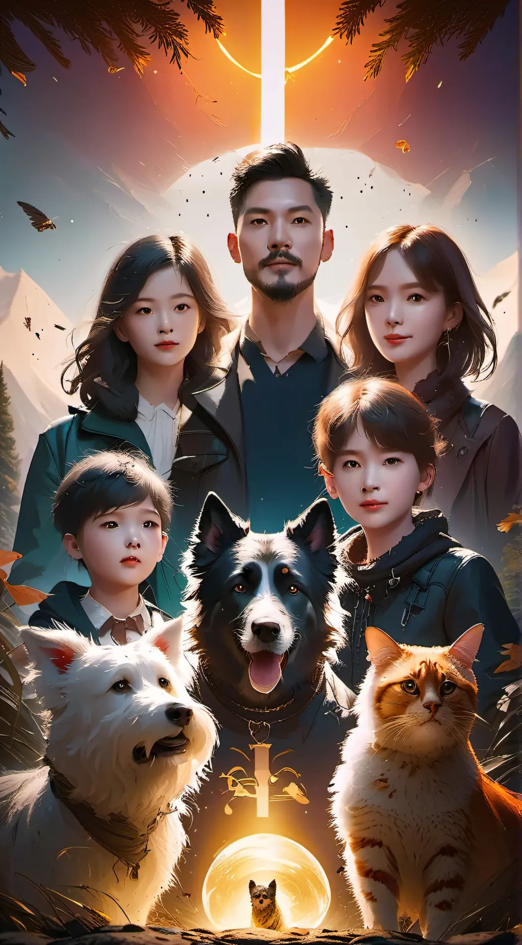 ai character: Family  background