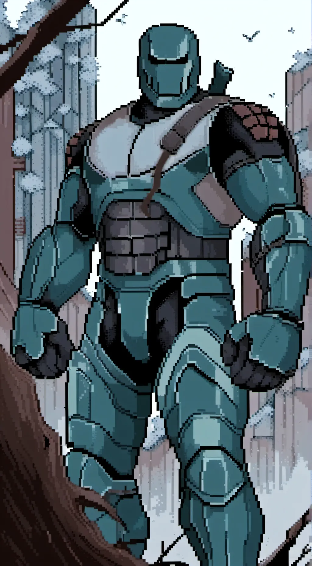 ai character: turtle soldier background