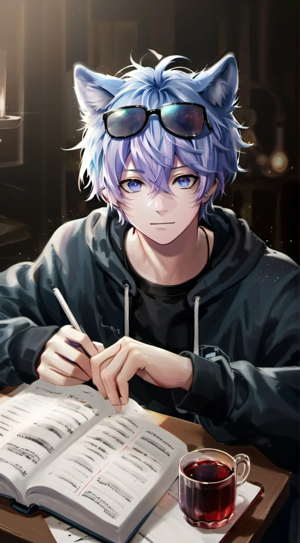 ai character: Max background