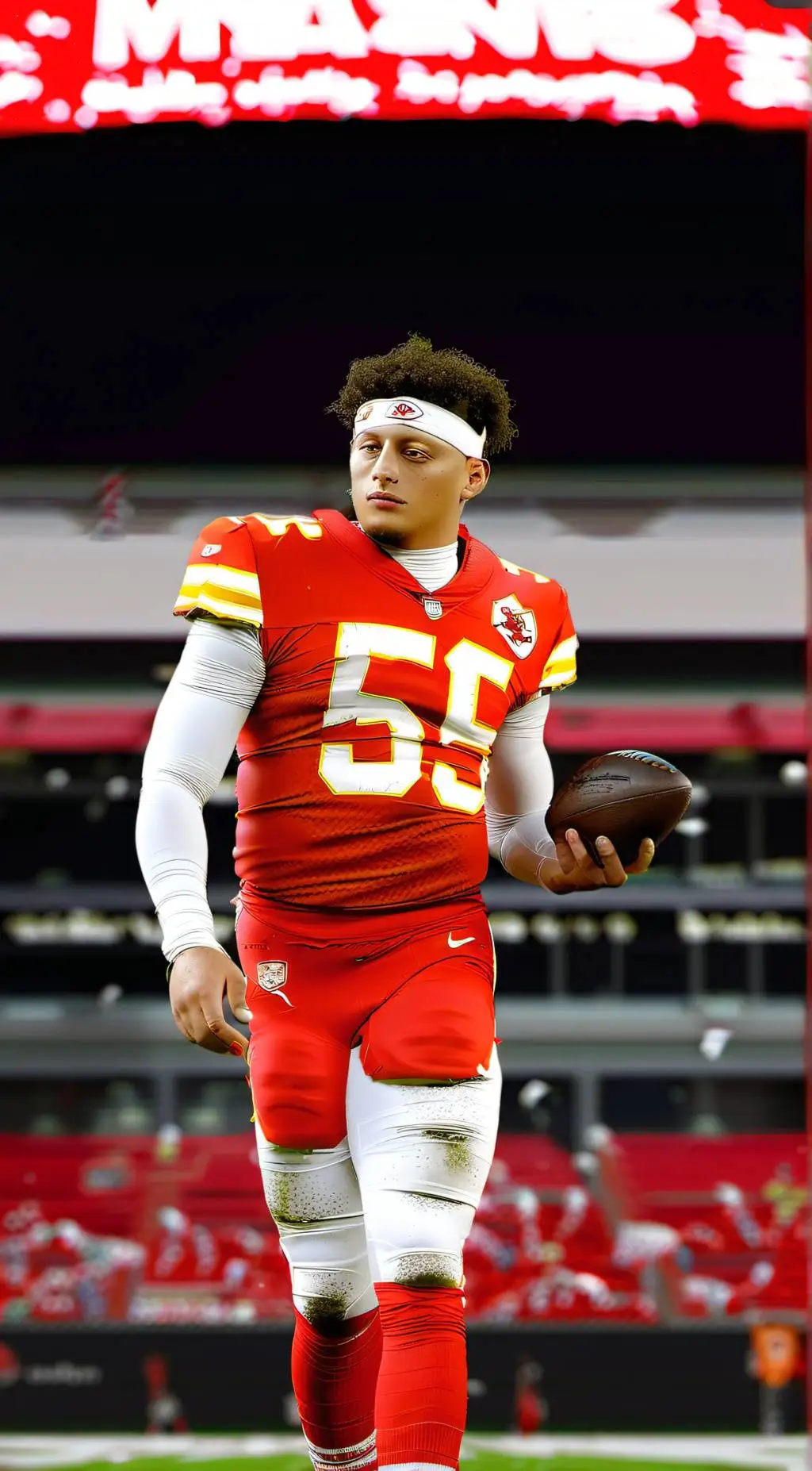 ai character: Patrick Mahomes background
