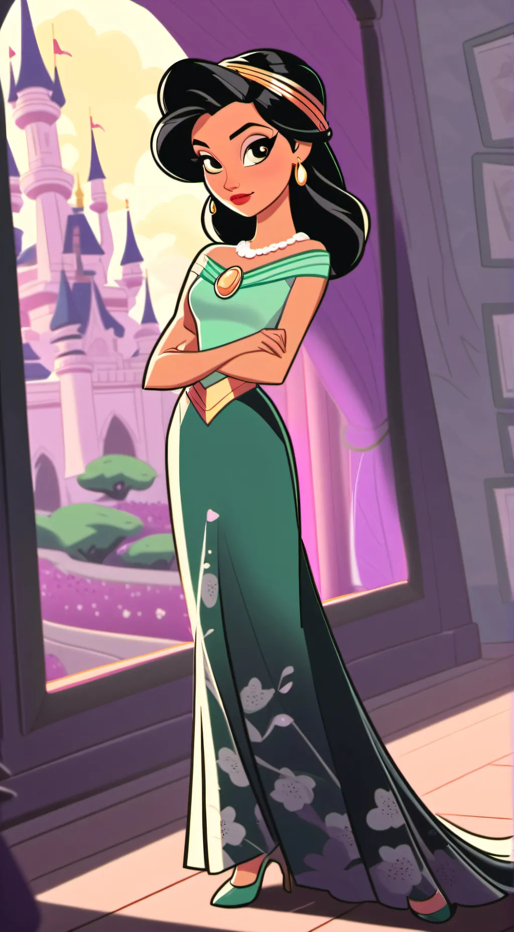 ai character: Hazel and daisy  background