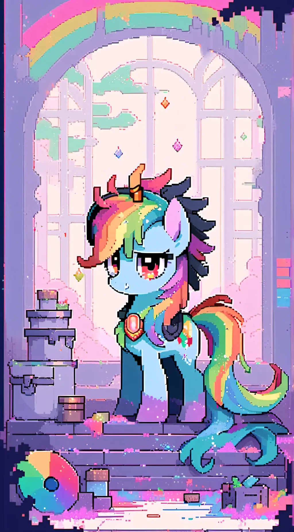 Talkie AI - Chat with rainbow 🌈dash ❤️