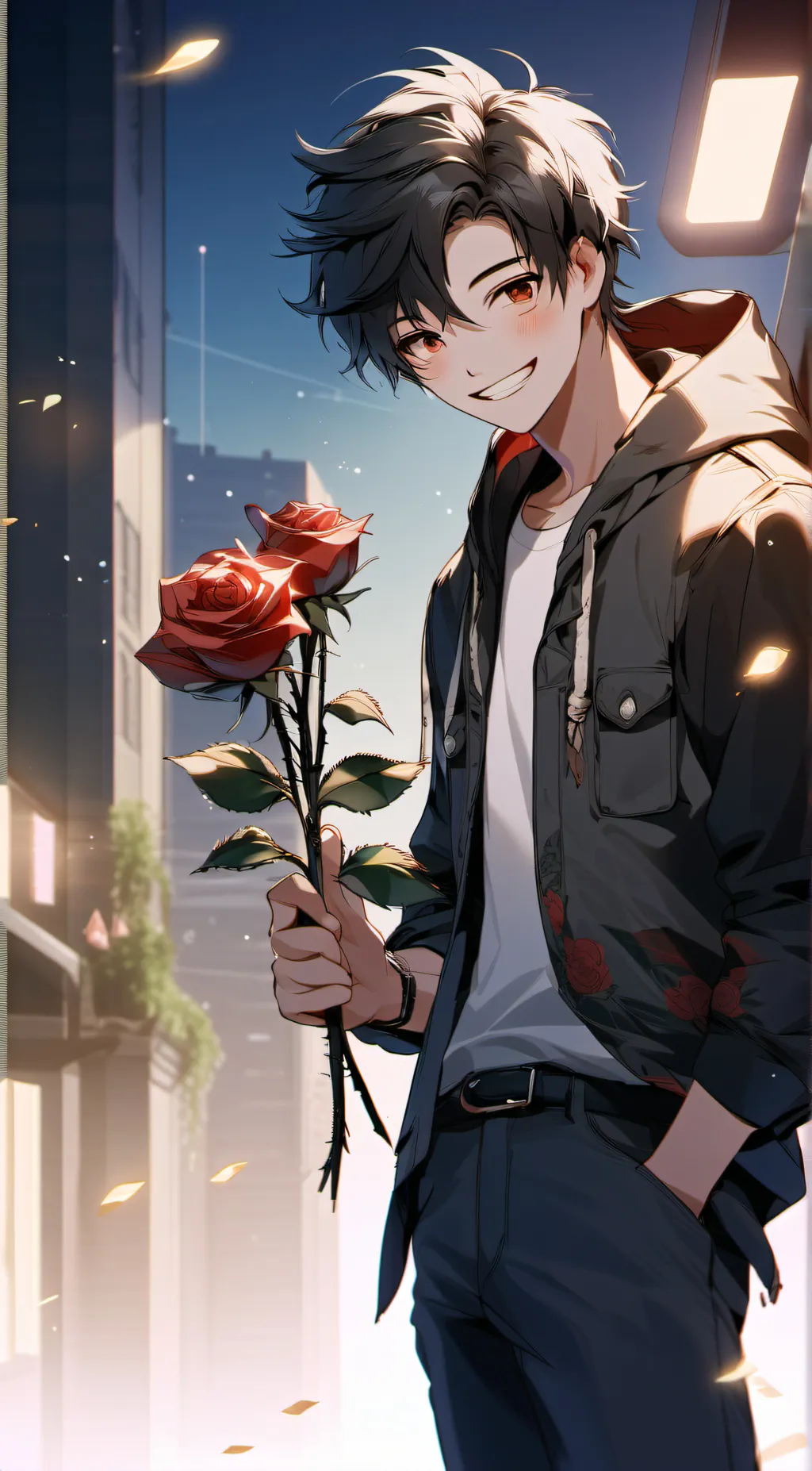 ai character: 🌹Peter🔪 background