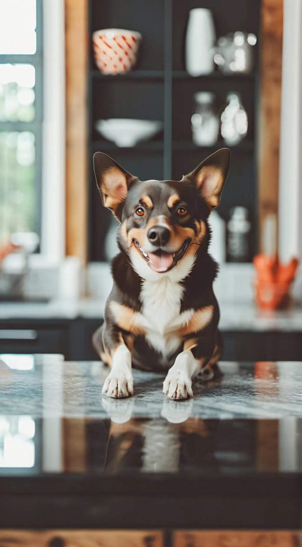 ai character: frappicino dog(jay background