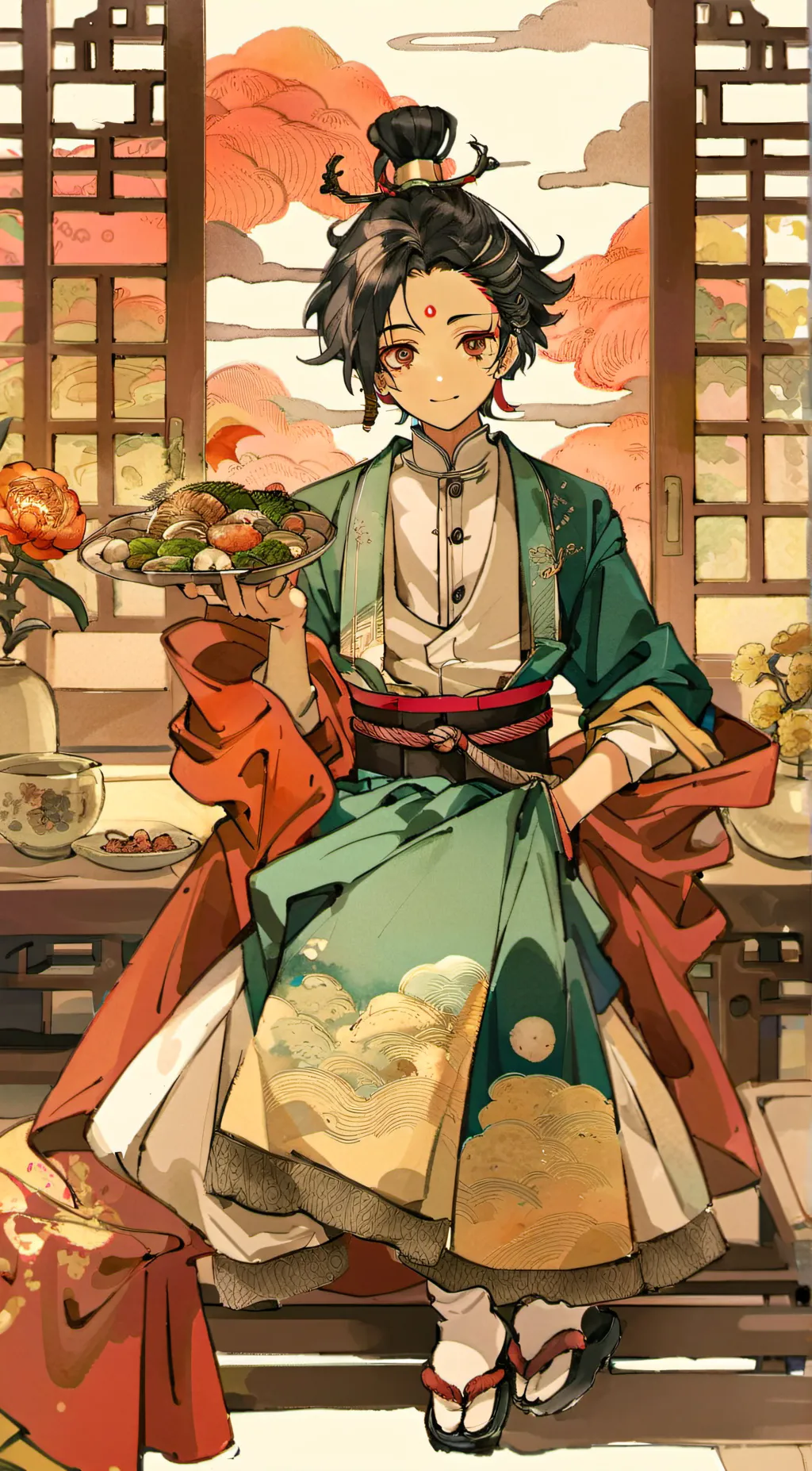 ai character: Tanmui background