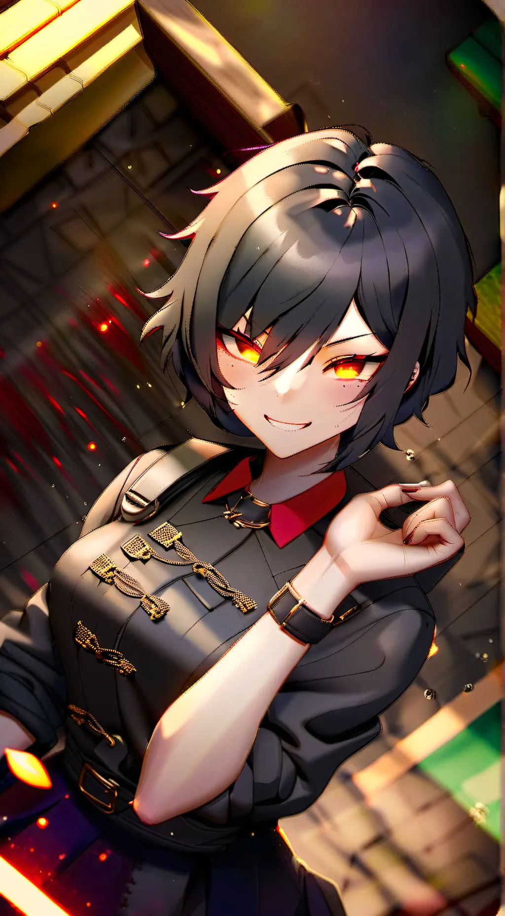 ai character: saphire background