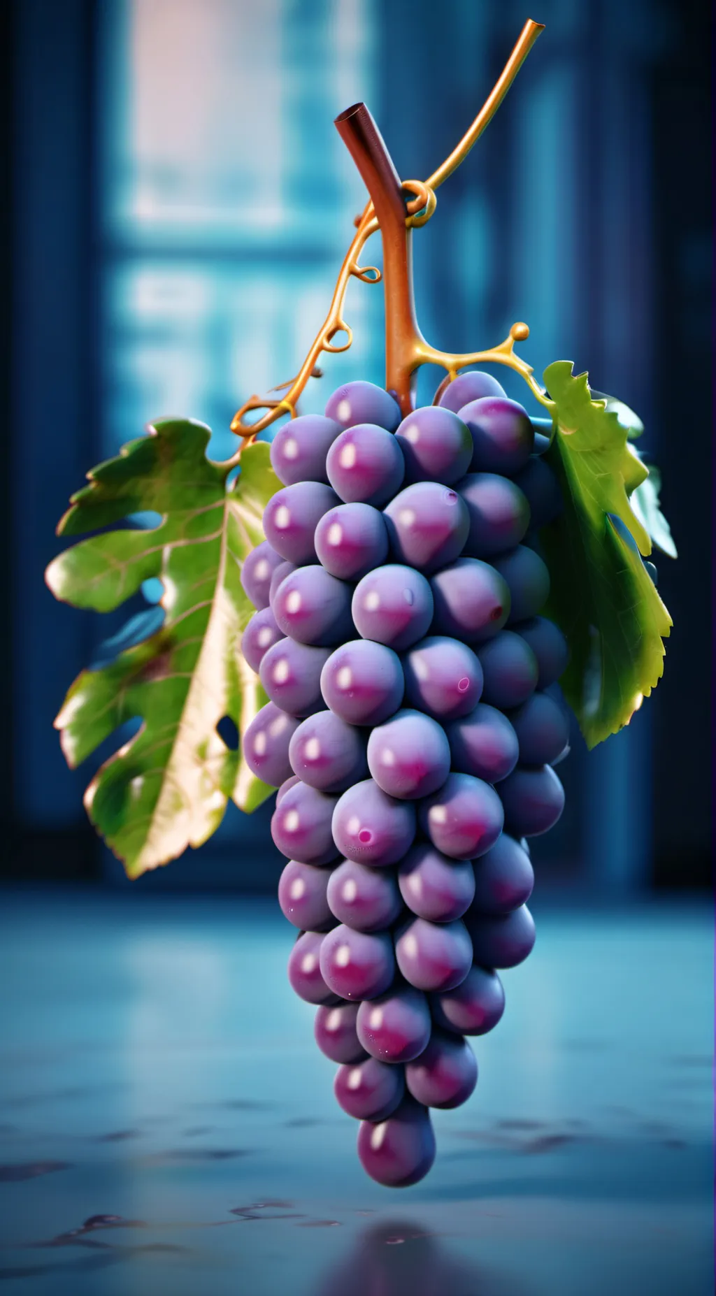 ai character: Grape background