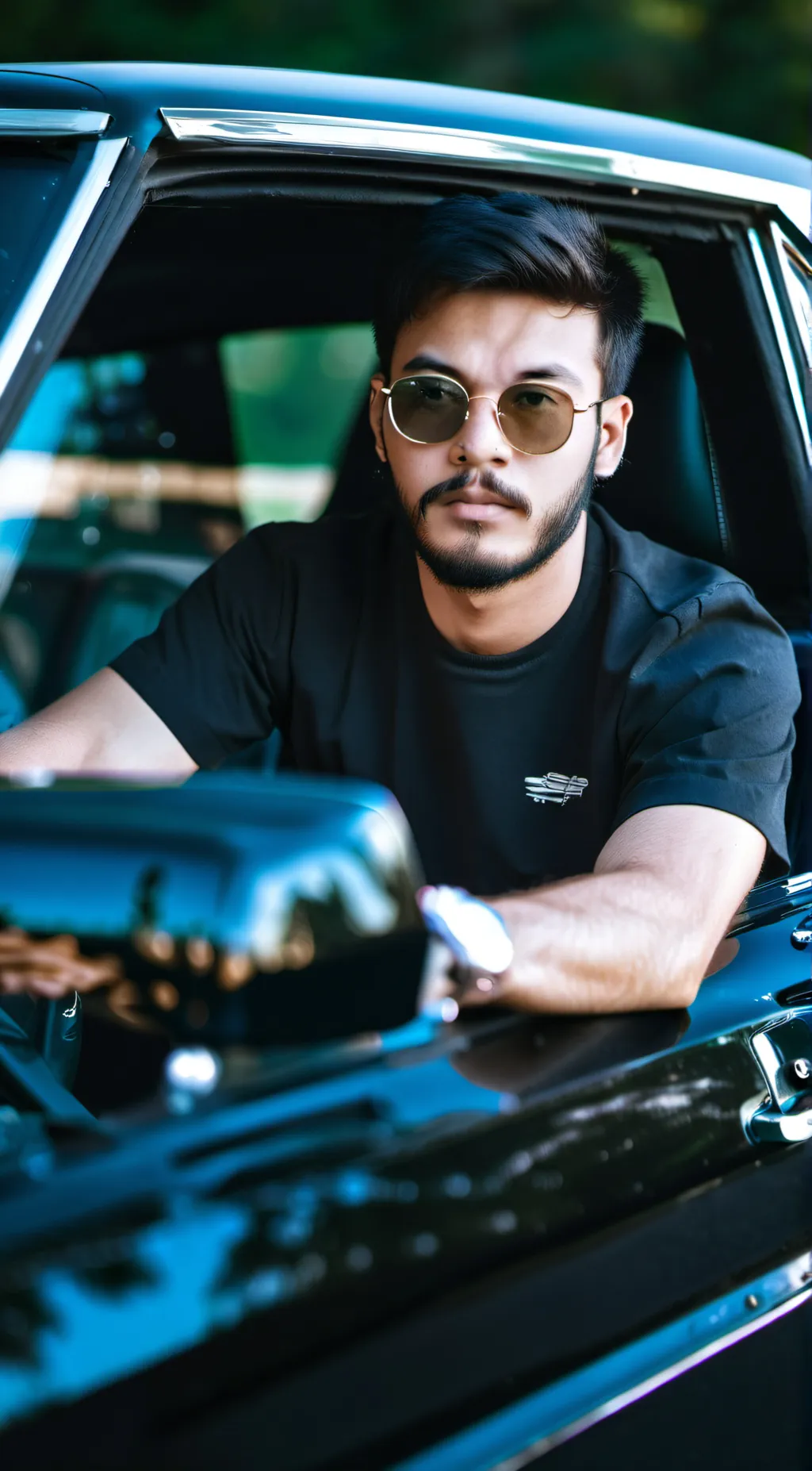 ai character: Mark background