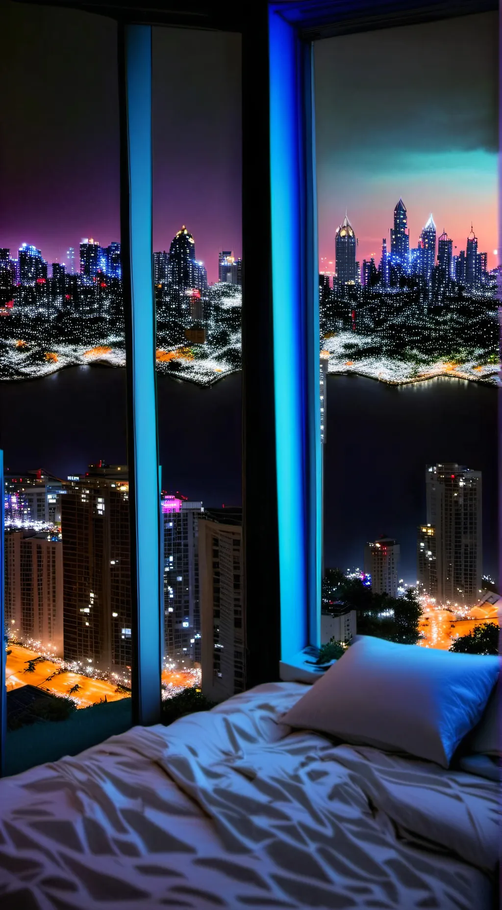 ai character: HB BEDROOM background