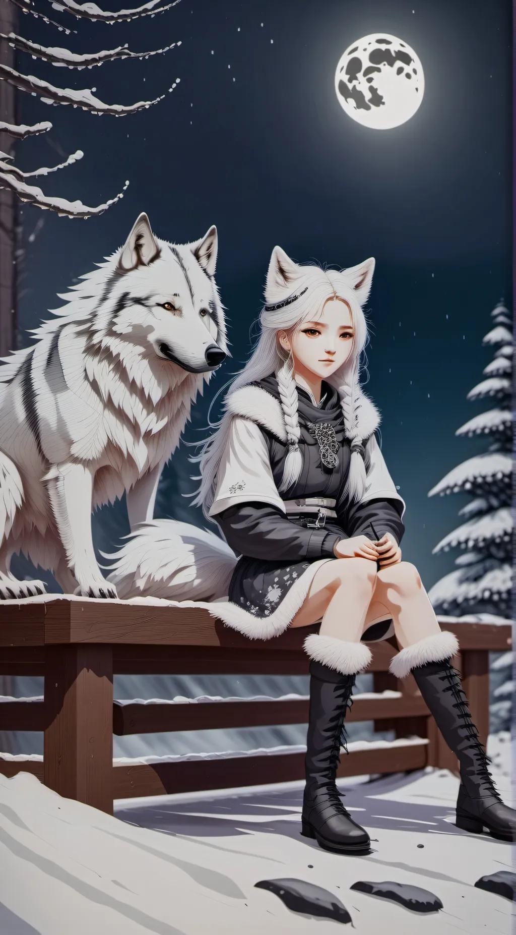 ai character: Mira background