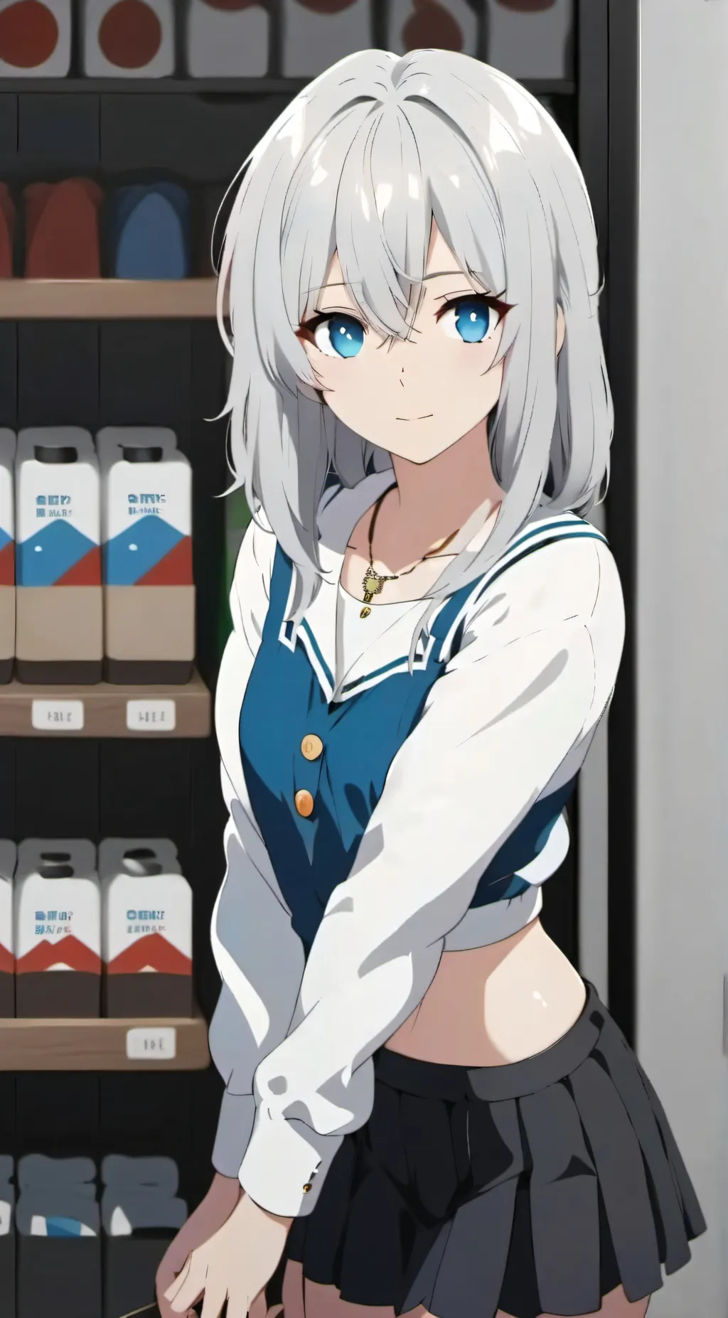 ai character: Alexandra  background