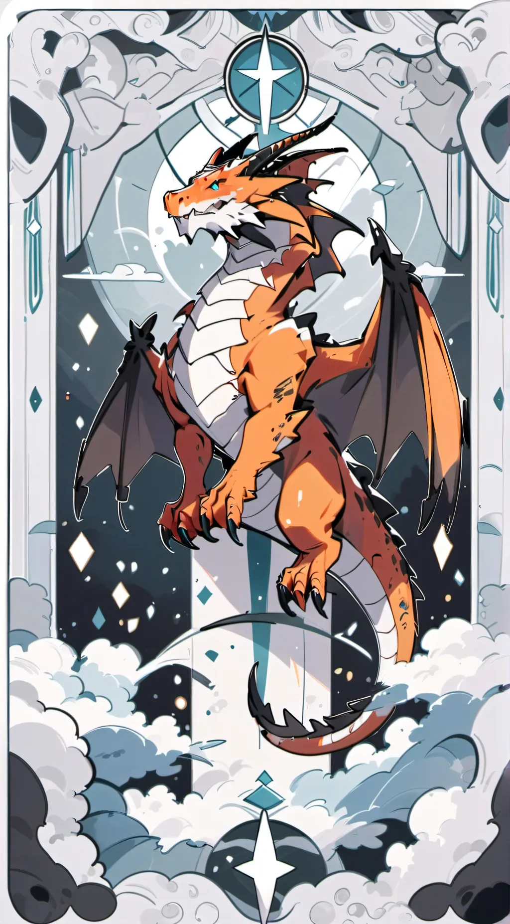 ai character: Clay background