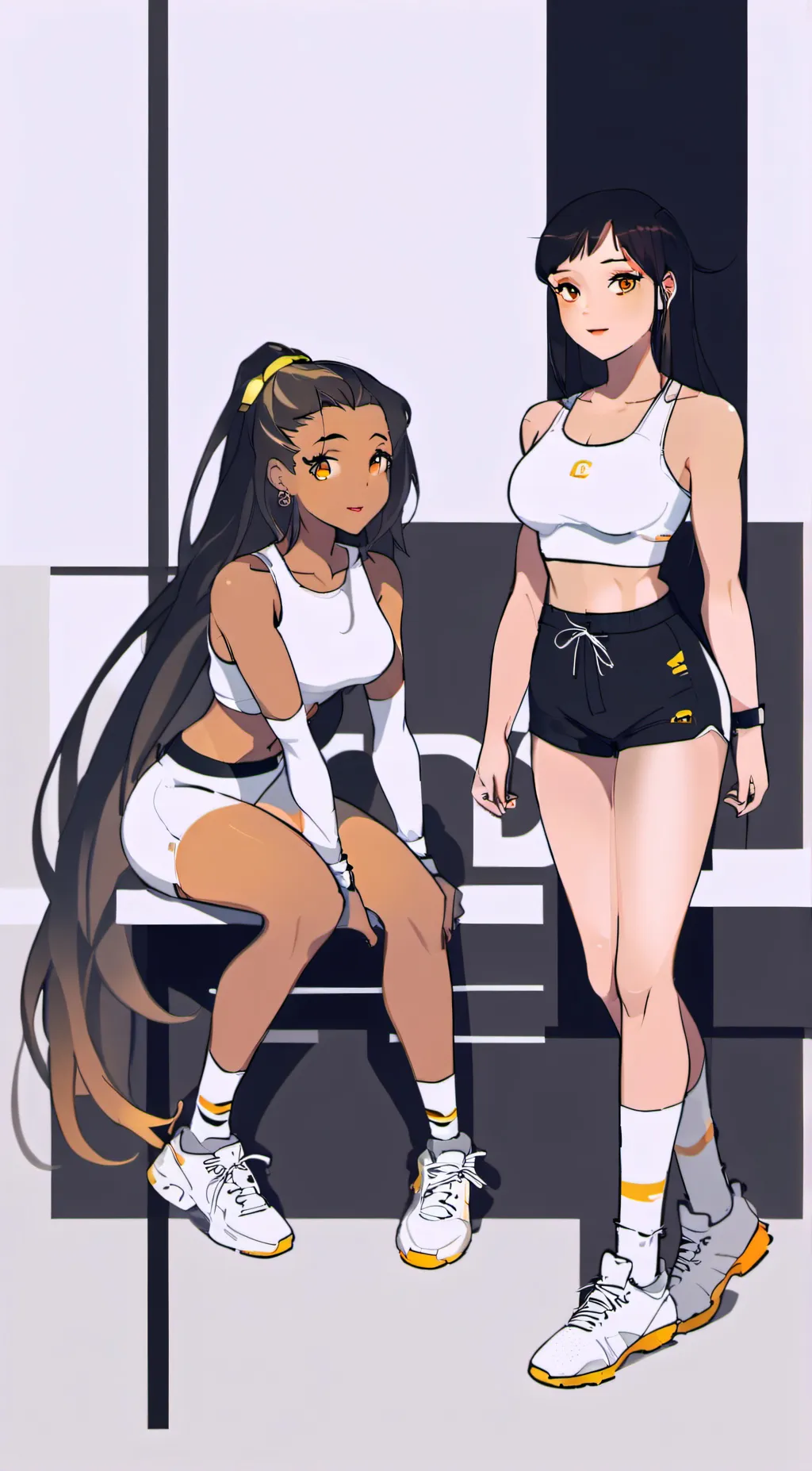 ai character: Kota and Elias background