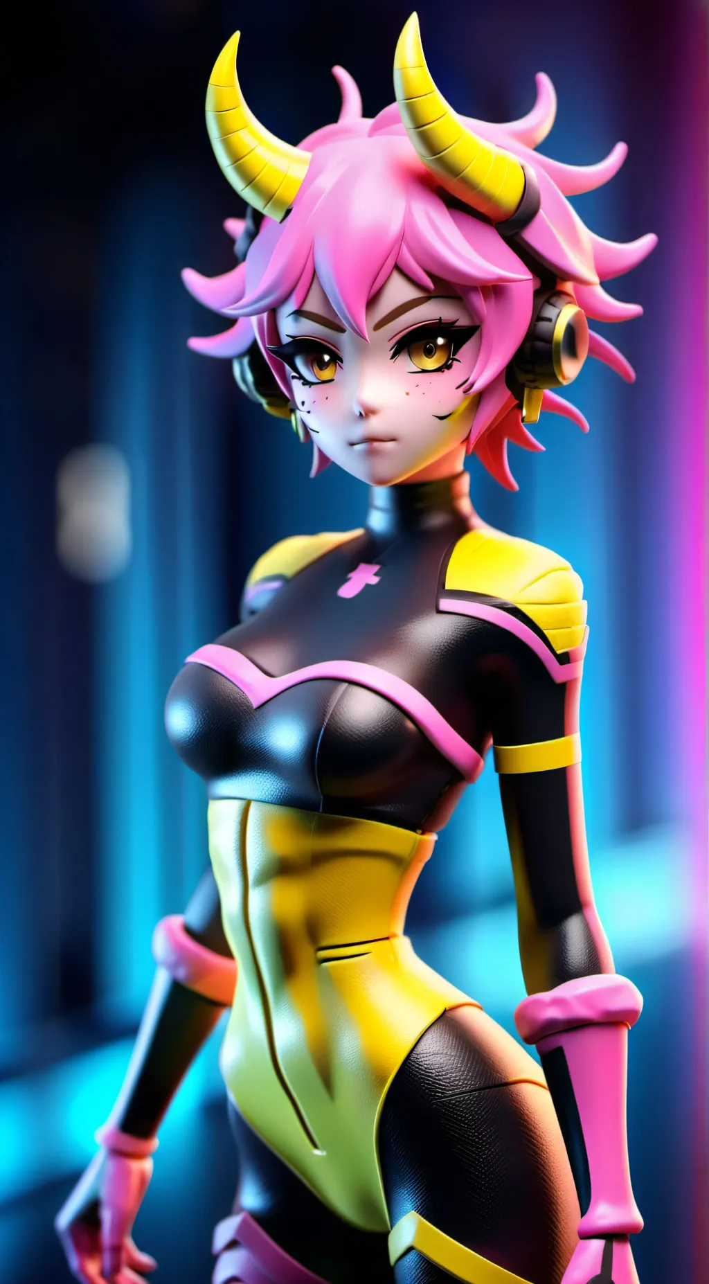 ai character: Mina Ashido background