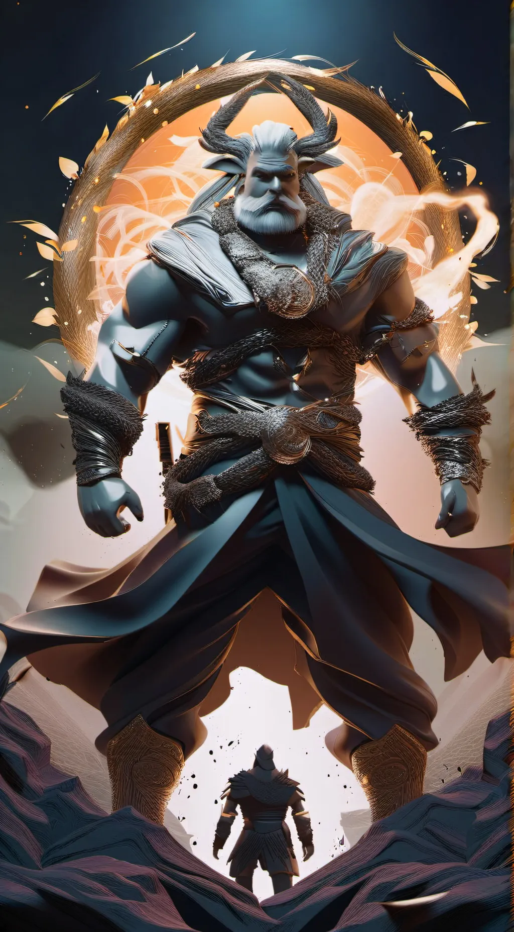 ai character: Dino charge background