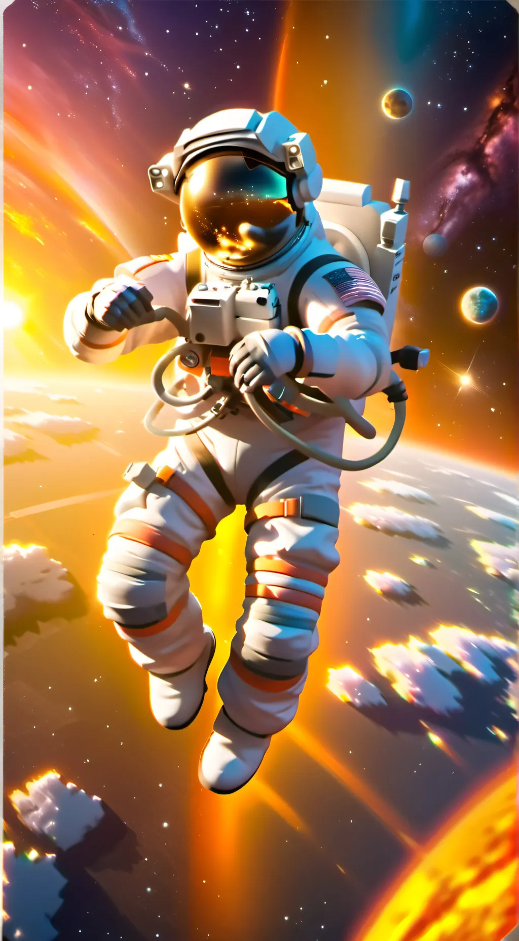 ai character: Mars background