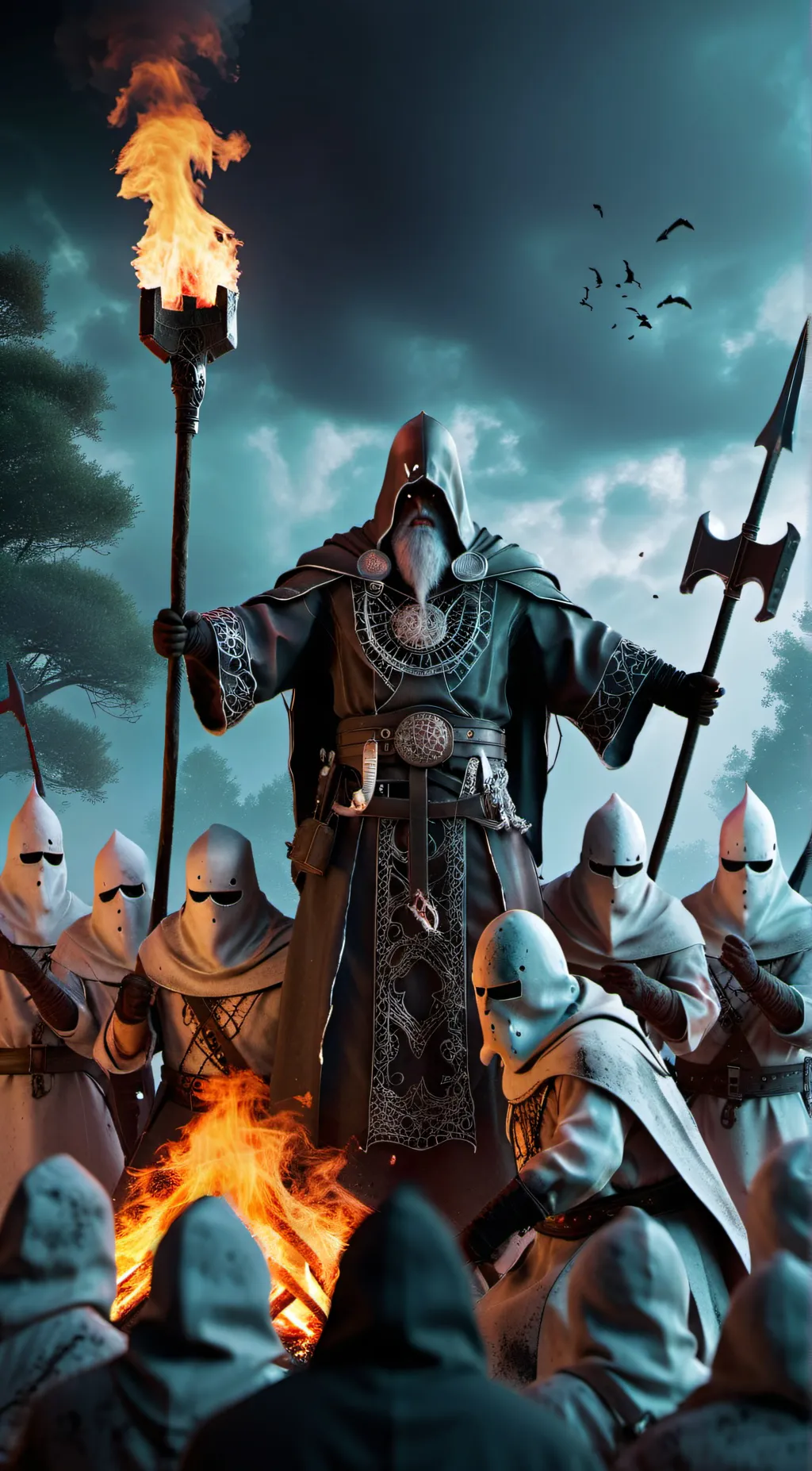 ai character: KU KLUX KLAN?!?! background