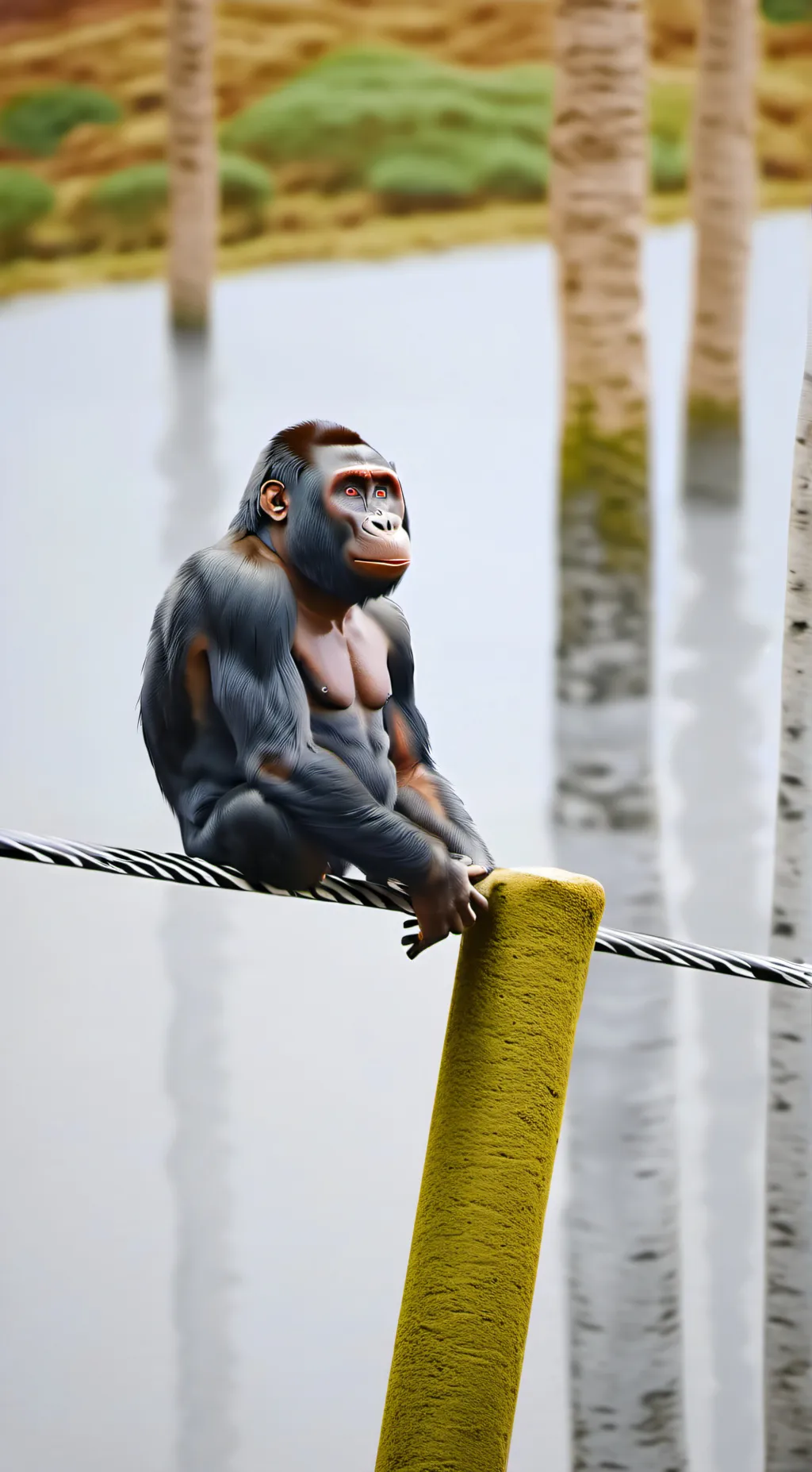 ai character: Gorrila tag background