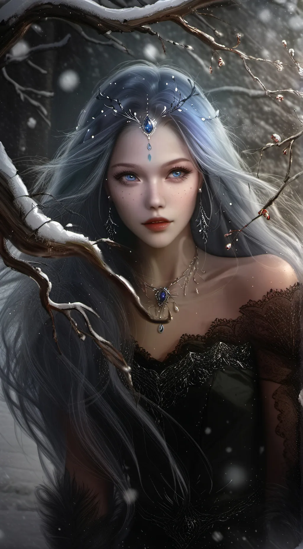 ai character: Aurora background