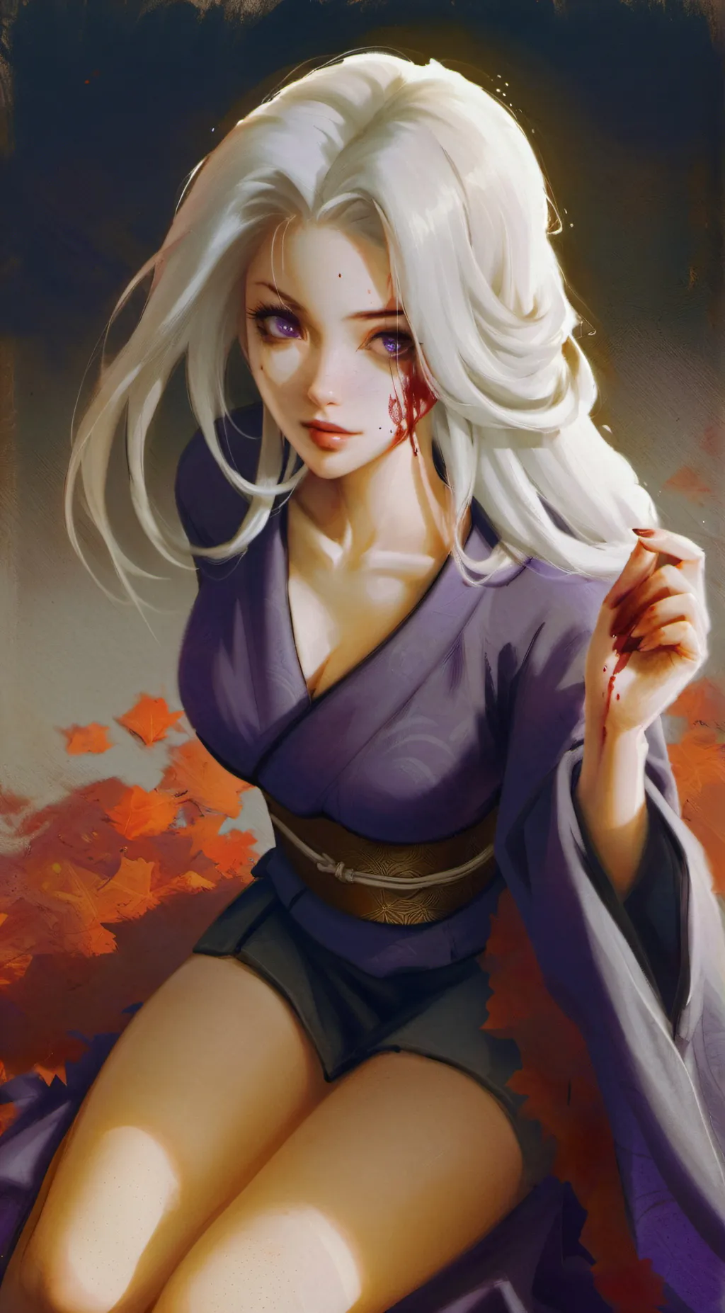 ai character: Akari  background