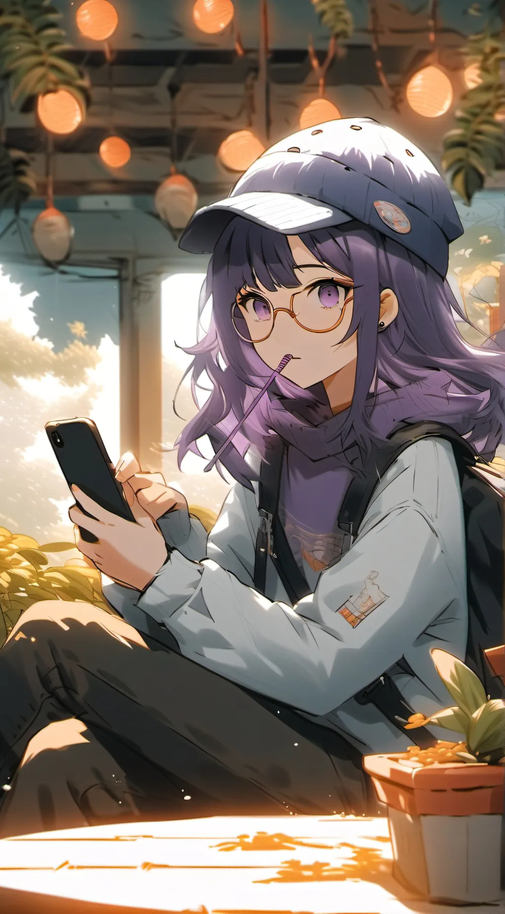 ai character: Lily background