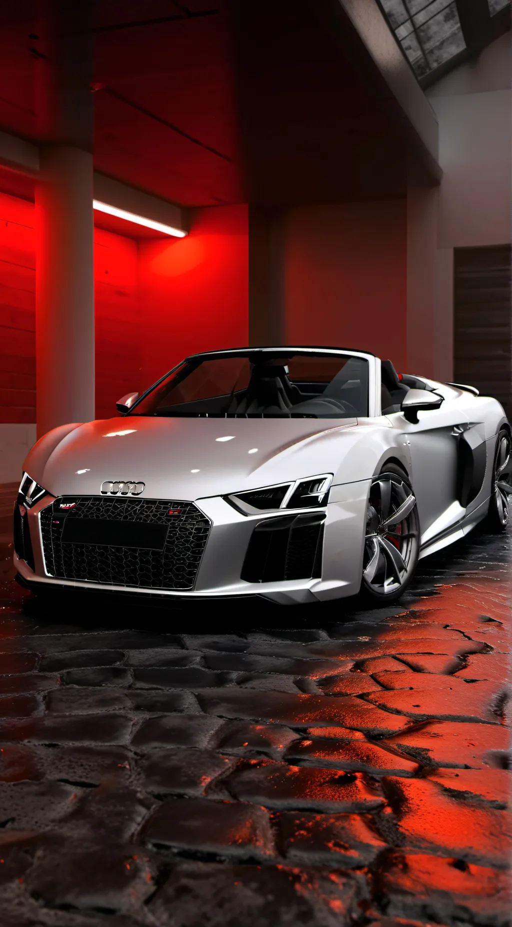 ai character: Audi R8 Spyder  background