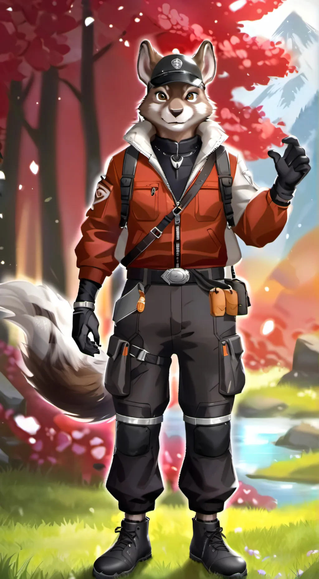 ai character: Avery Walken  background