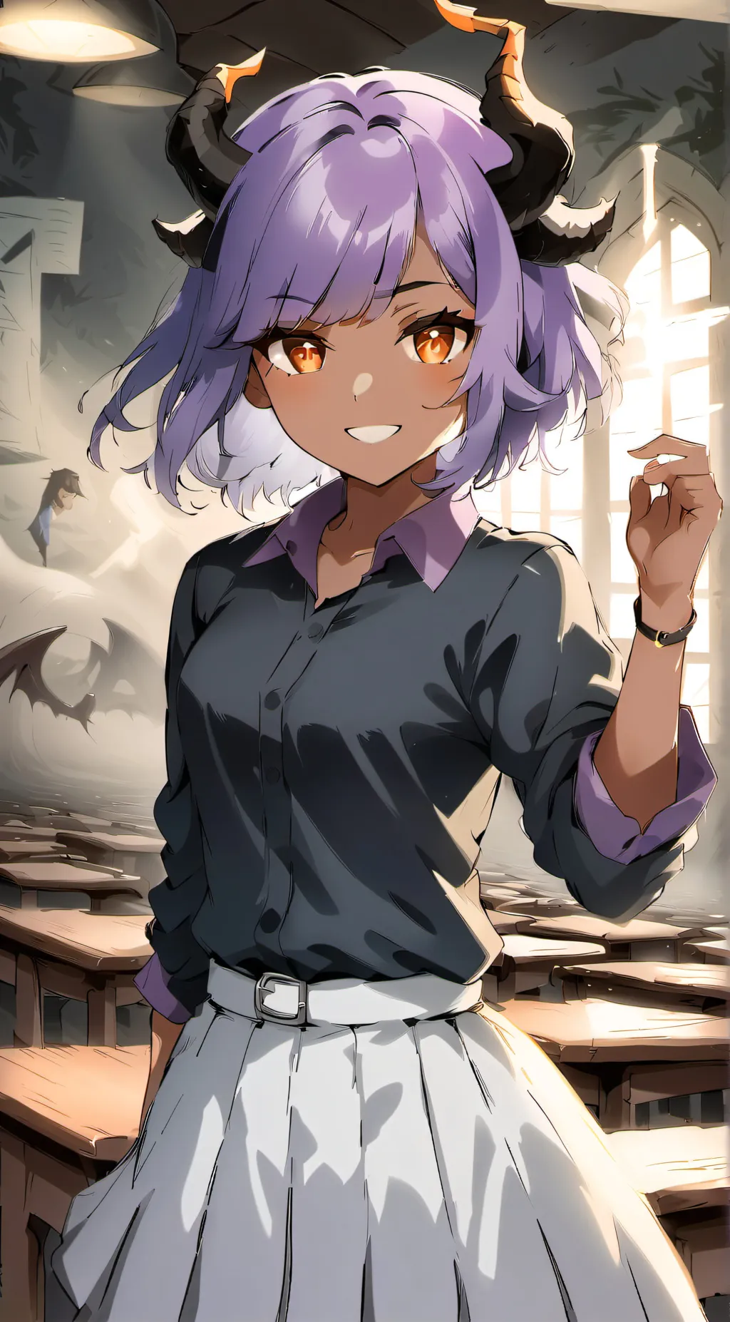 ai character: mara background