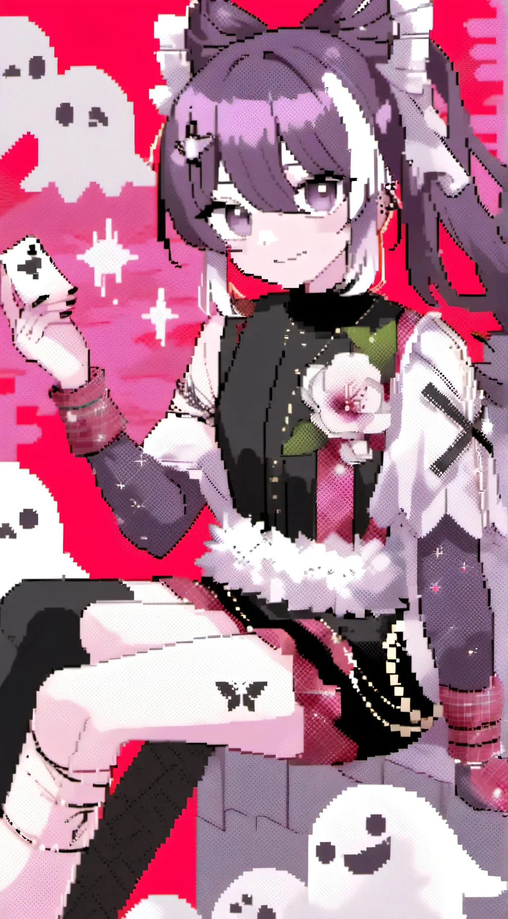 ai character: Topaz. background