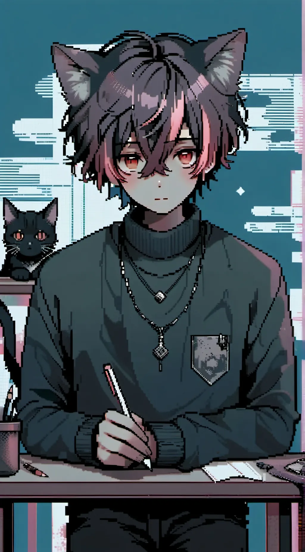 ai character: ¿Urokiji¡ background