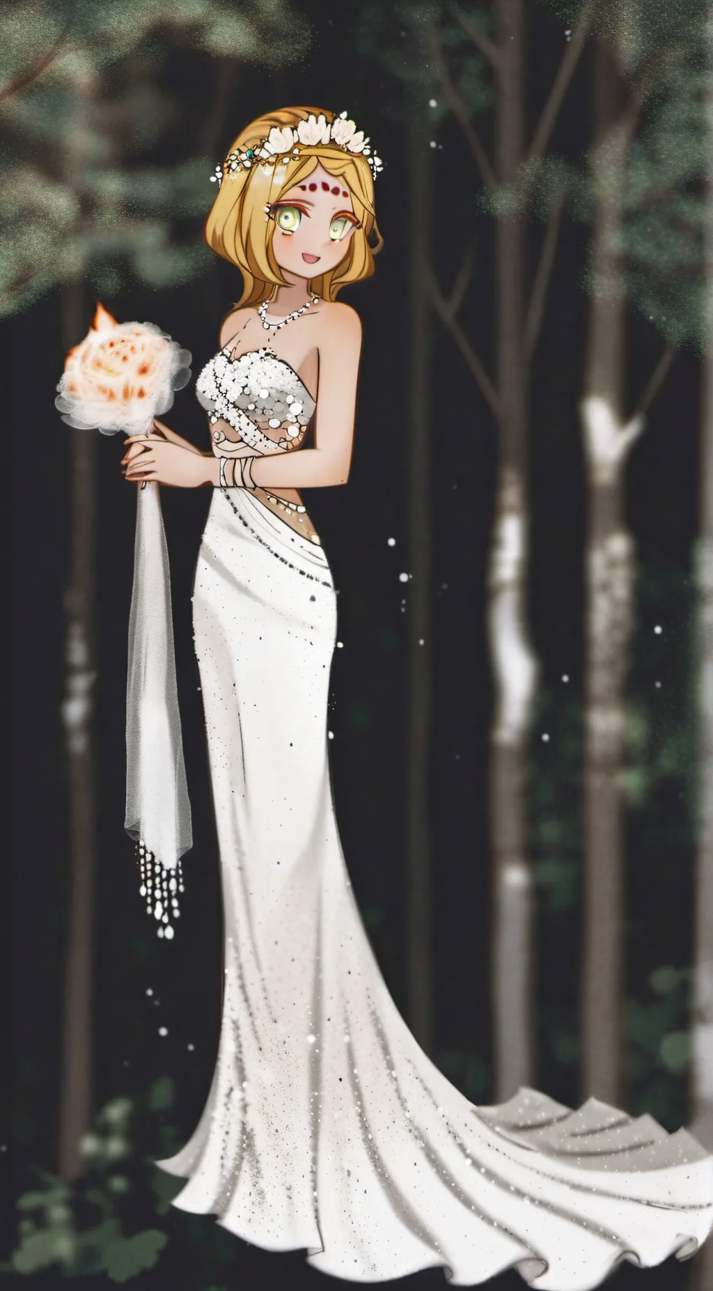 ai character: JoJo Siwa background